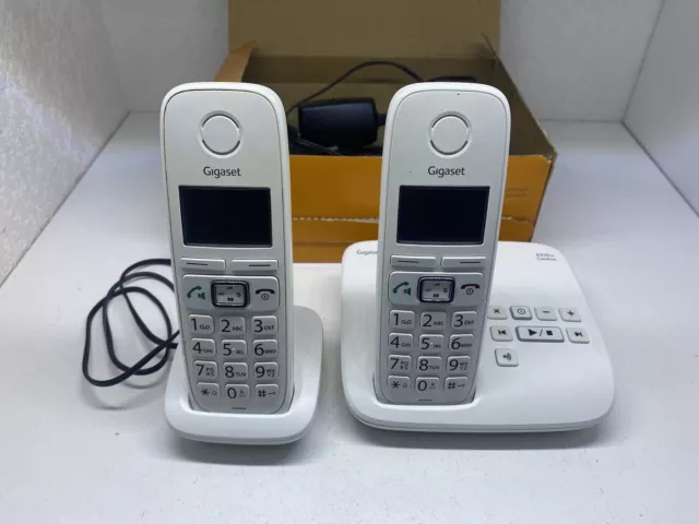 Gigaset E310A Duo Comfort - Blanc - Téléphone fixe avec répondeur - bon état. 3