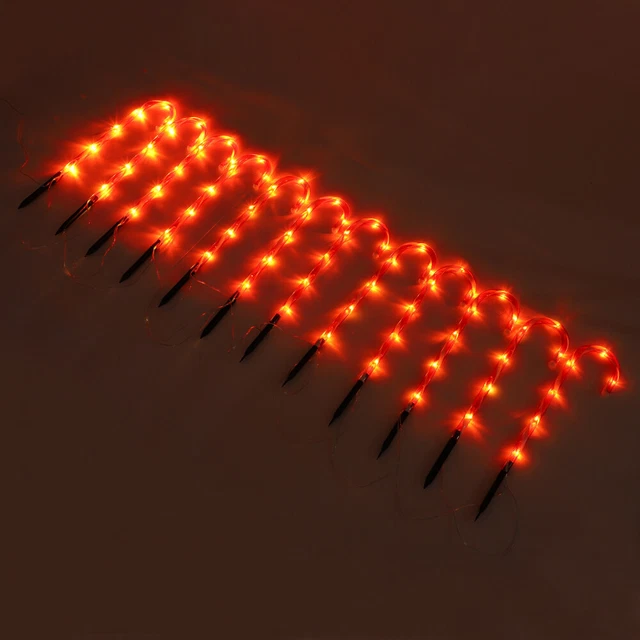 Luci bastoncini di zucchero in PVC luci di Natale stampella luce stradale