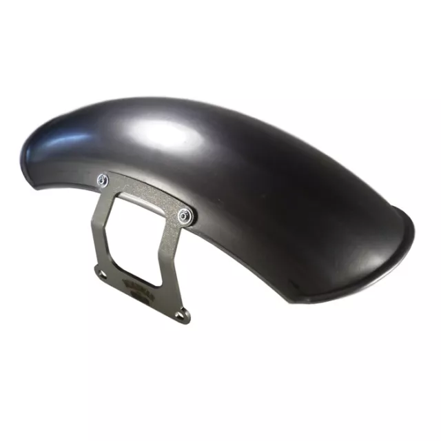 Kurzer Stahl Front Fender gebördelt mit Halter für XVS Classic 650 1100 Bobber