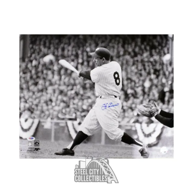 Yogi Berra Autographed New York Yankees 16x20 Photo - PSA/DNA COA (Horizontal)