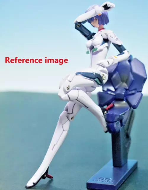 MINT REI AYANAMI EVANGELION ACTION FIGURE 5" 12cm + JP MANGA COMIC #9 LTD ANIME