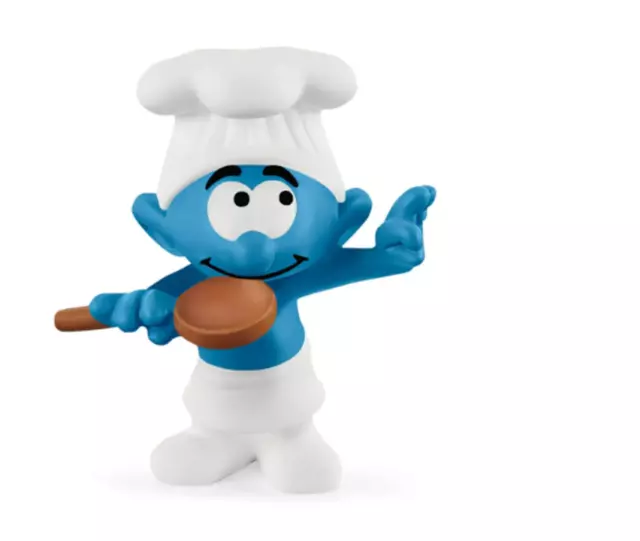 NEW Schleich - SMURFS: Chef Smurf Figurine