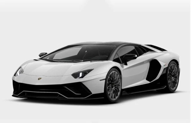 LS525B LOOKSMART 1:43 Lamborghini Aventador Ultimae White Isi Carbon Roof