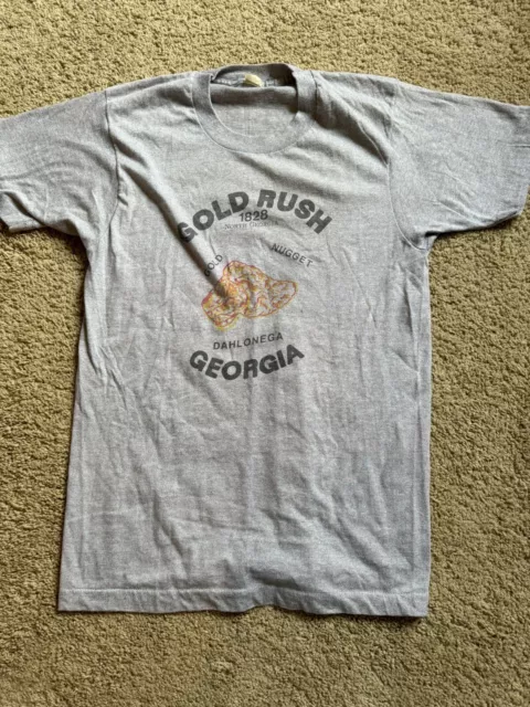 Vintage Gold Rush Dahlonega, Georgia T-shirt, Size Large