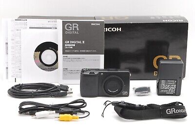 [Mint in Box] RICOH GR DIGITAL II 10.1MP Digital Camera Black From JAPAN #4708
