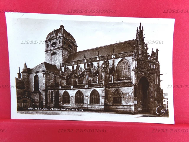 Cpa N°1219, Alençon, Orne, The Church Notre-Dame