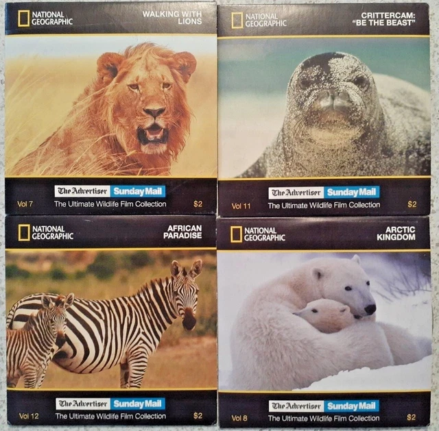 NATIONAL GEOGRAPHIC DVD Ultimate Wildlife Film Collection Sunday Mail 4