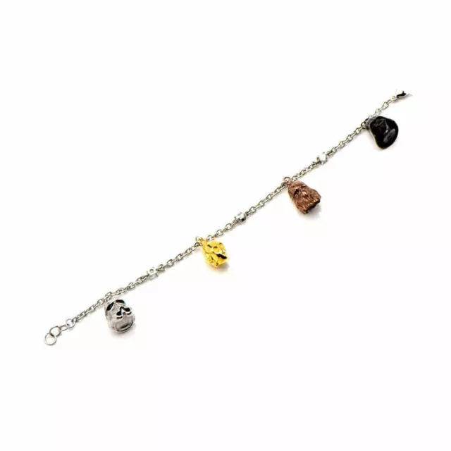 Star Wars Stainless Steel Charm Bracelet -Boxed R2-D2 Darth Vader C-3PO Star Wars Stainless Steel Charm Bracelet -Boxed R2-D2 Darth Vader C-3PO