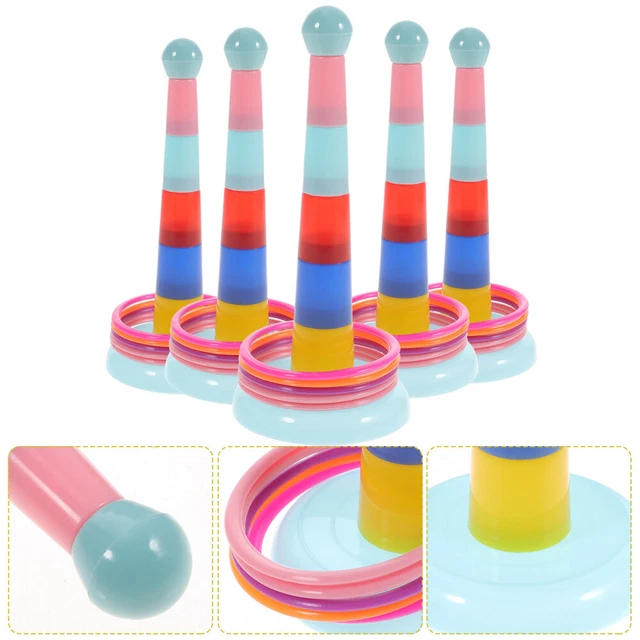 5 Juegos Juego de Lanzamiento Anillo Infantil Anillo Puzzle Juguete Casual