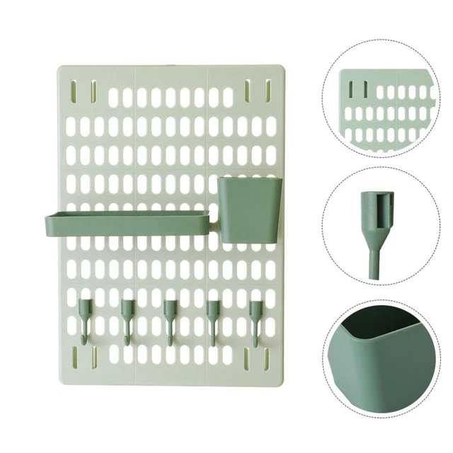 Kasanni Organisateur Polyvalent Rose - Support De Rangement Avec Cloison Amovible Pour Bureau, Salle De Bain Et Armoire
