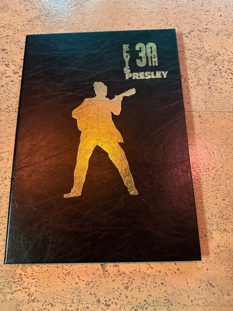 ELVIS PRESLEY ,30TH anniversary, Japan Lederbuch ,Gold CD,Best Hits ...