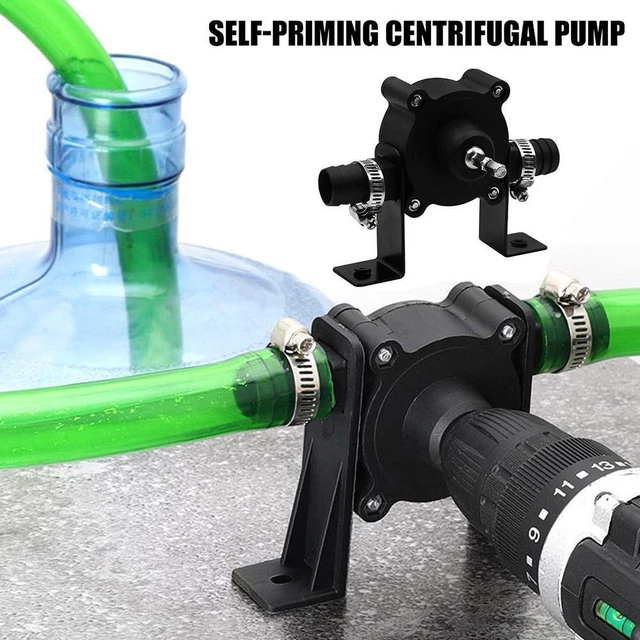 Electric Drill Drive Self Priming Pump Water Oil Fluid Transfer Tool Pump NEW