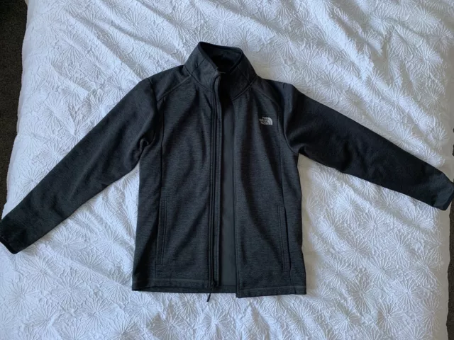 The North Face Men's Outdoor Full Zip micro fleece charcoal grey