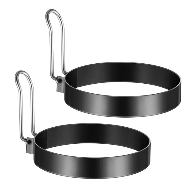 Anneaux à œufs 4 Pouces (10cm) Acier Inoxydable - Lot De 2 Neufs Sous Boîte - All-Clad
