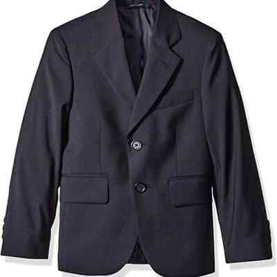BROOKS BROTHERS Fleece Boys/Teen 14 Navy Pinstripe Blazer Jacket Coat 100% Wool