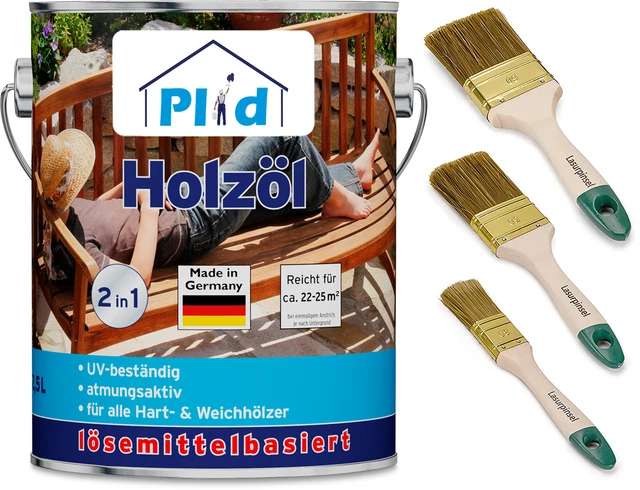 Olio di legno premium olio per cura protezione legno olio impregnante pennello Douglasie