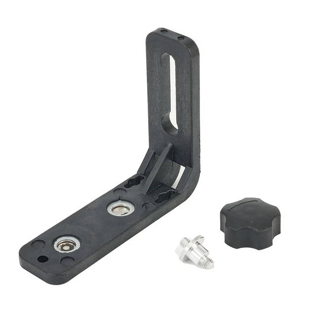 Supporto Magnetico Per Livelli POHOVE Livello Supporto, Magnete Supporto,Forma A L Magnetico Supporto Livellante 5/8inch 1/4inch Lase R Adattatore 360 Gradi Fine-Tuning Rotazione Livella Magnetica - 6