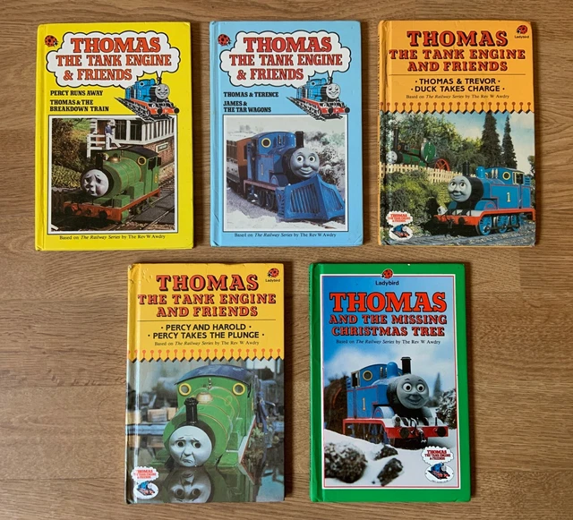 X5 THOMAS THE Tank Engine & Friends Vintage Hardback Ladybird Books £8. ...