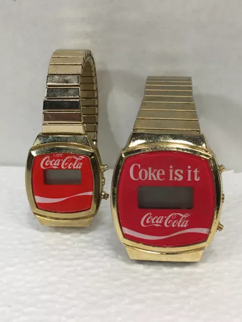 COCA~COLA  - WOMAN and MANS WRIST WATCHES