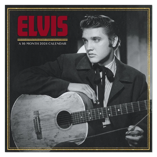 ELVIS PRESLEY 2025 Monthly Wall Calendar 12 x 12 Wall Calendars 17.