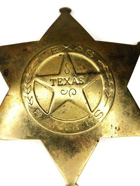 Insignia De TEXAS Rangers Company A, Insignia Redonda Con Trella, Po Mejicano, American Rangers, Old Wt Civil War, Lawman, Arqueado, 4,5 Cm - AliExprs - Foto 10