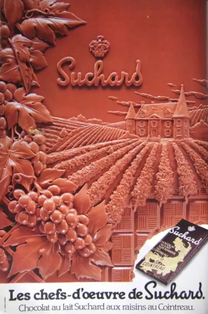 publicité Advertising 0521 1980 Rocher Géant Suchard chocolat au lait  AHHHHHHHH