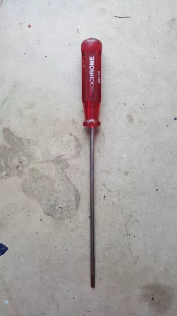 Sidchrome Red Handle Screwdriver made in Australia