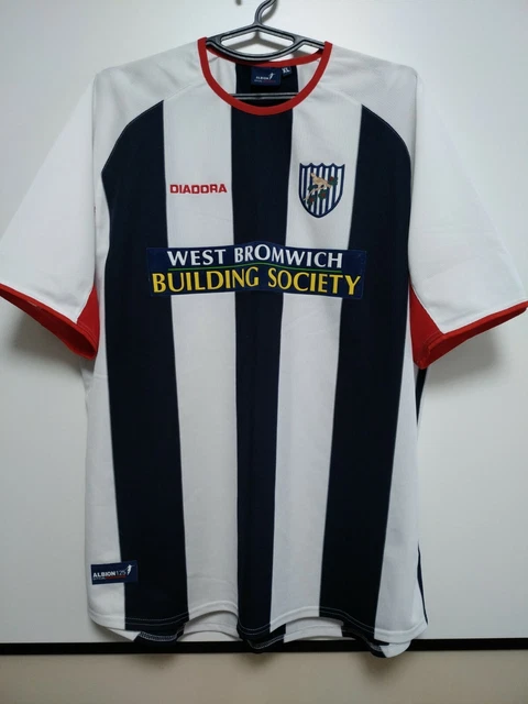 SIZE XL West Bromwich Albion 2003-2004 Home Football Shirt Jersey