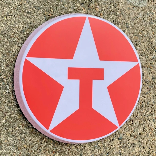 Texaco Led Illuminated Light Up Logo Sign Box Garage Petrol Station Automobilia