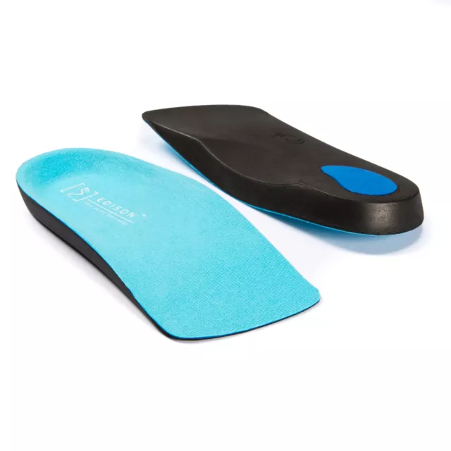 3/4 Plantar Fasciitis Heel Fallen Arches Flat Feet Orthotic Arch Support Insoles 3