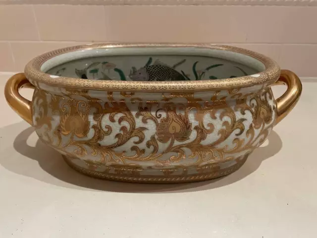 Porcelain Chinese foot bath - early 20th Century