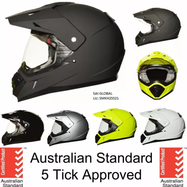 Dual sport helmet dual purpose motorcycle full face helmet motocross Dirt bike