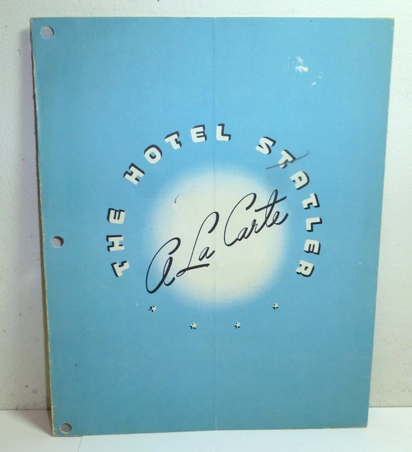 &CAFE ROUGE& HOTEL Statler, restaurant food menu, Cleveland, Ohio