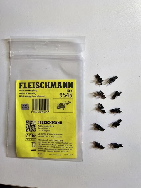 FLEISCHMANN N 9545 Profi-Steckkupplung, Spur N (9545) EUR 22,55 ...