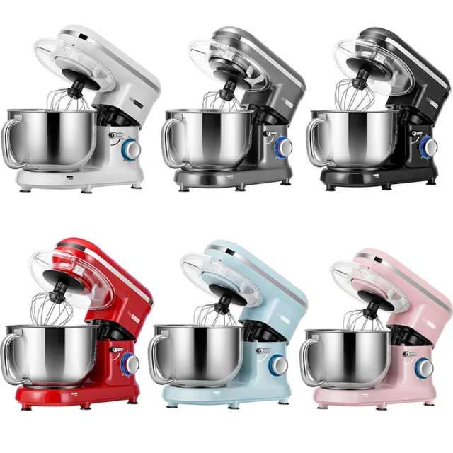 Stand Mixer 6QT 10-Speed Tilt-Head Kitchen Electric Food Mixer Bowl with Handle