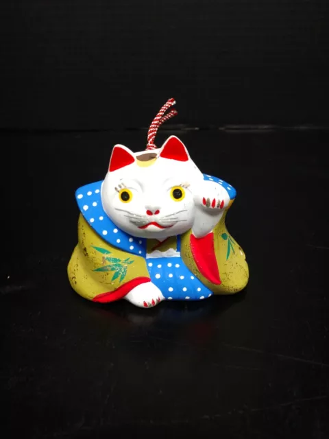 Vintage Japanese Wish Maneki-Neko (Beckoning lucky cat)