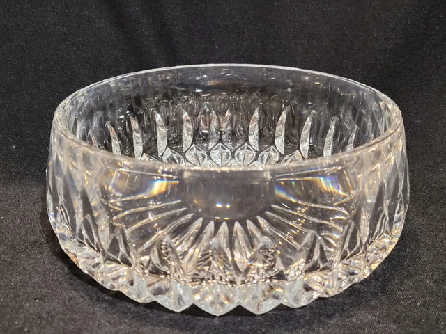 Vintage Gorham Althea 7 1/2" Serving Bowl Full Lead Crystal German Cut Glass