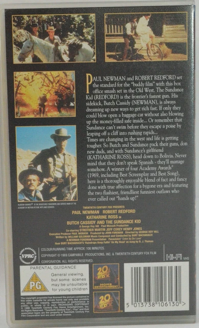 BUTCH CASSIDY AND The Sundance Kid 1969 VHS 2001 Englisch £2.72 ...