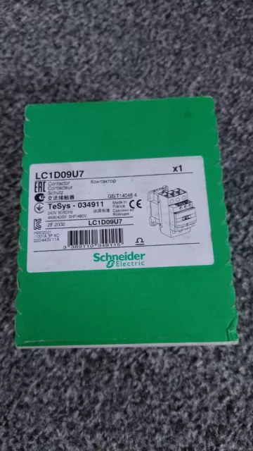 Schneider Electric LC1D09U7 Contactor TeSys