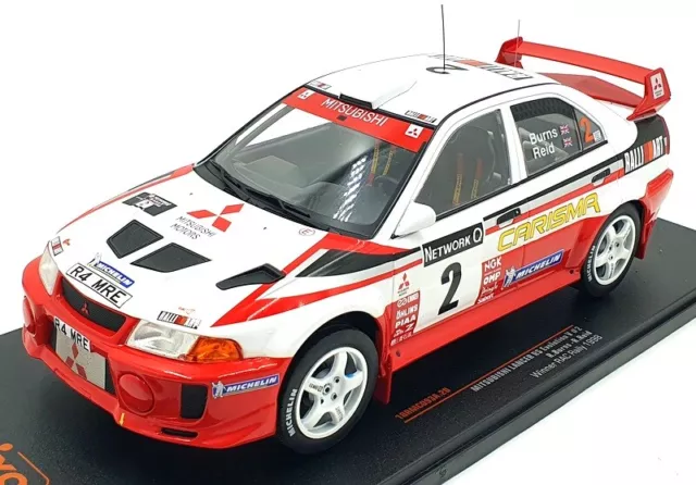 IXO 1/18 Scale 18RMC093A - Mitsubishi Lancer RS Evo V #2 RAC 1998 R.Burns