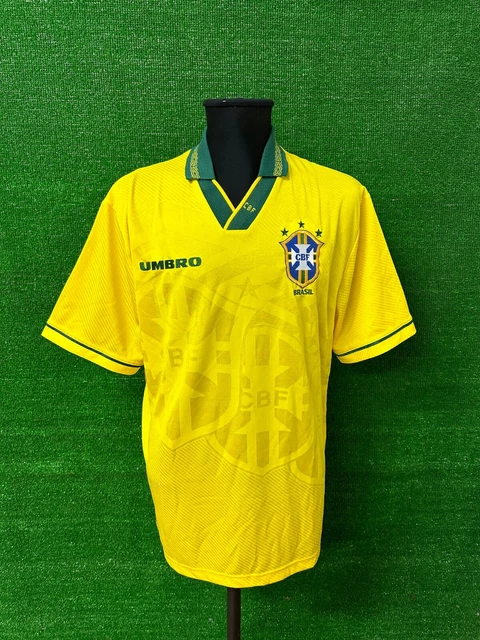 Maillot Vintage Brésil – Années 80 – Camiseta – Occasion
