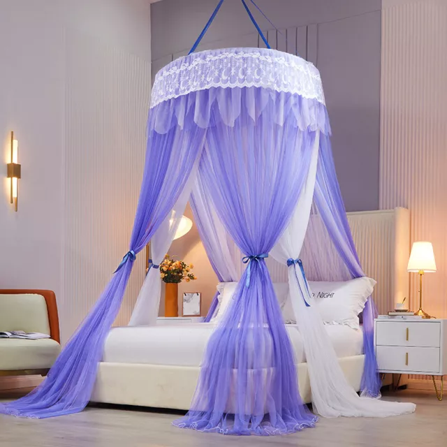 Princess Bed Dome Tent Curtains Hung Mosquito Net Double Layer Bed Canopy Home