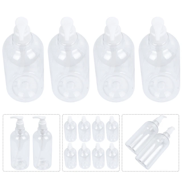 Flacons Voyage Airless 30ml - 4 Pompes Rechargeables Sans Gaspillage, Idéal Soins & Maquillage Nomade