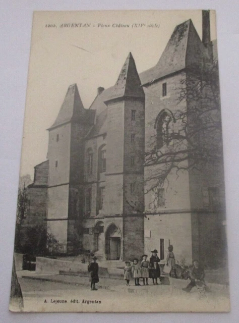CPA ORNE 61 ARGENTAN VIEUX CHATEAU (XIVe SIECLE)
