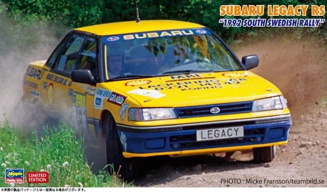 Miniature Subaru Legacy N°11 - Rallye Suède 1992 - Camel - P. Eklund - Provence Moulage 1/43