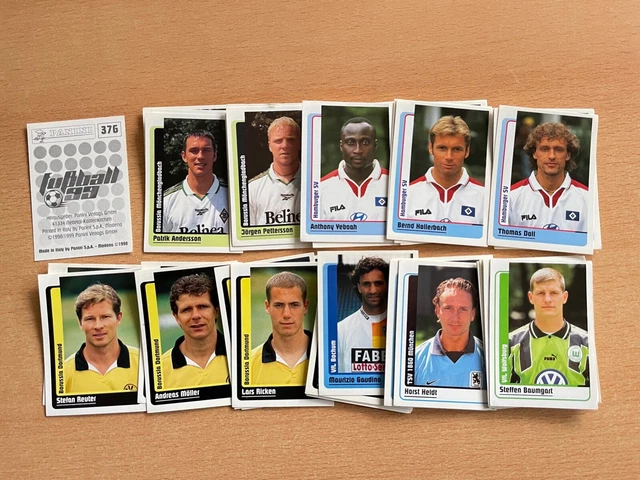 Panini 1999 - 77 Sammelbilder Bundesliga Fussball 99 - Originale / keine doppelt