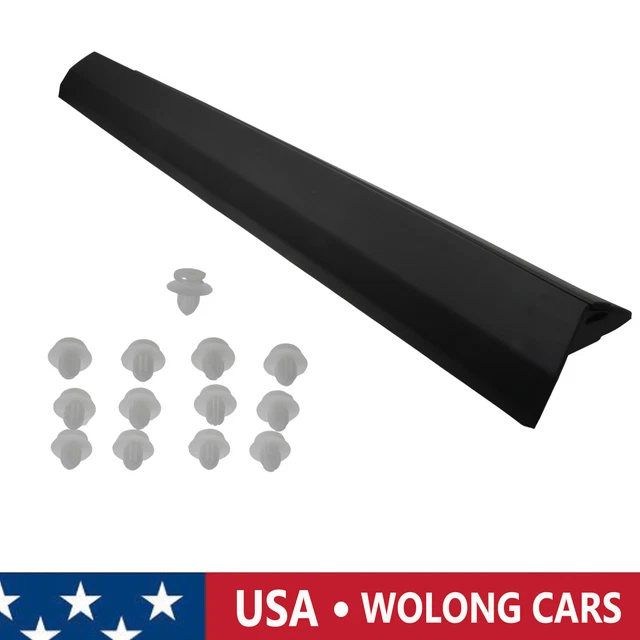 Front Lower Left Driver Side Door Protector Cover Strip Black for Nissan Rogue