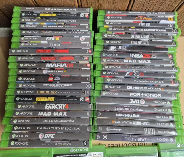 Gros Lot De 45 Jeux Xbox One Sans Garantie