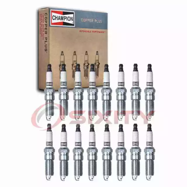 16 pc Champion Copper Plus Spark Plugs for 2003-2008 Dodge Ram 2500 5.7L V8 hr