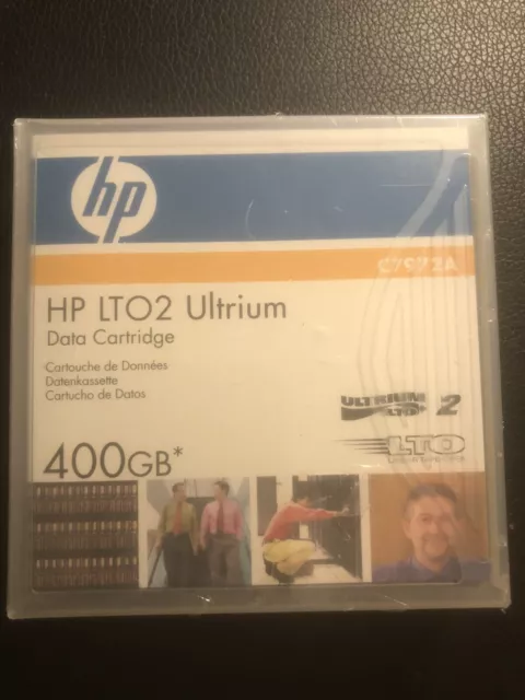 NEU!! Werkseitig versiegelt HP C7972A LT02 Ultrium Datenpatrone Hewlett Packard